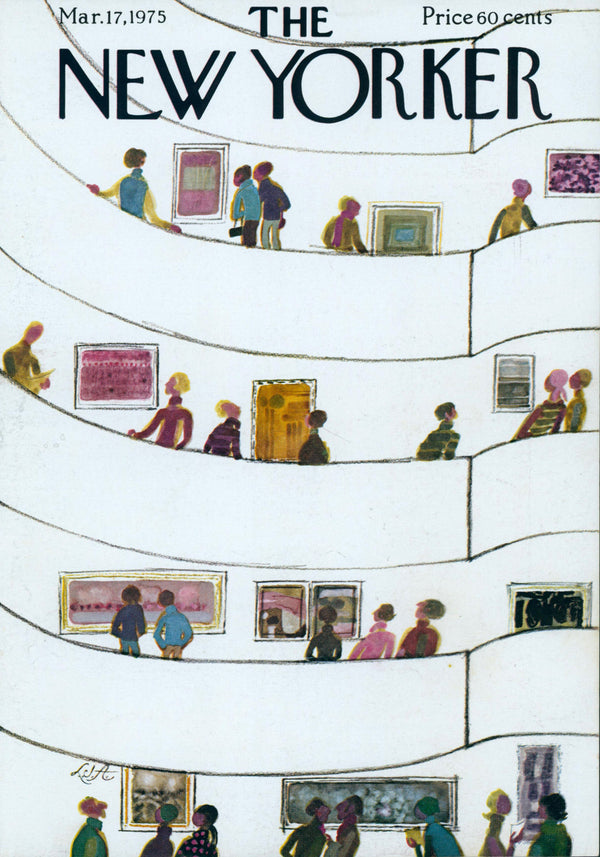 The Guggenheim- The New Yorker - Authentic Vintage Cover Art