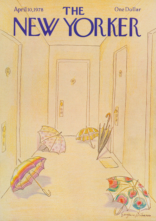 Rainy Day- The New Yorker - Authentic Vintage Cover Art