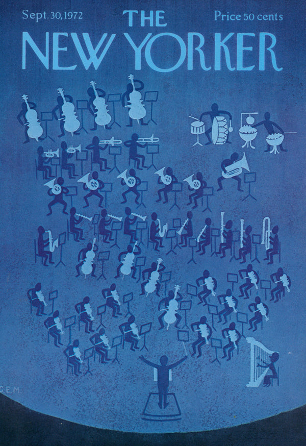 Symphony Silhouettes- The New Yorker - Authentic Vintage Cover Art