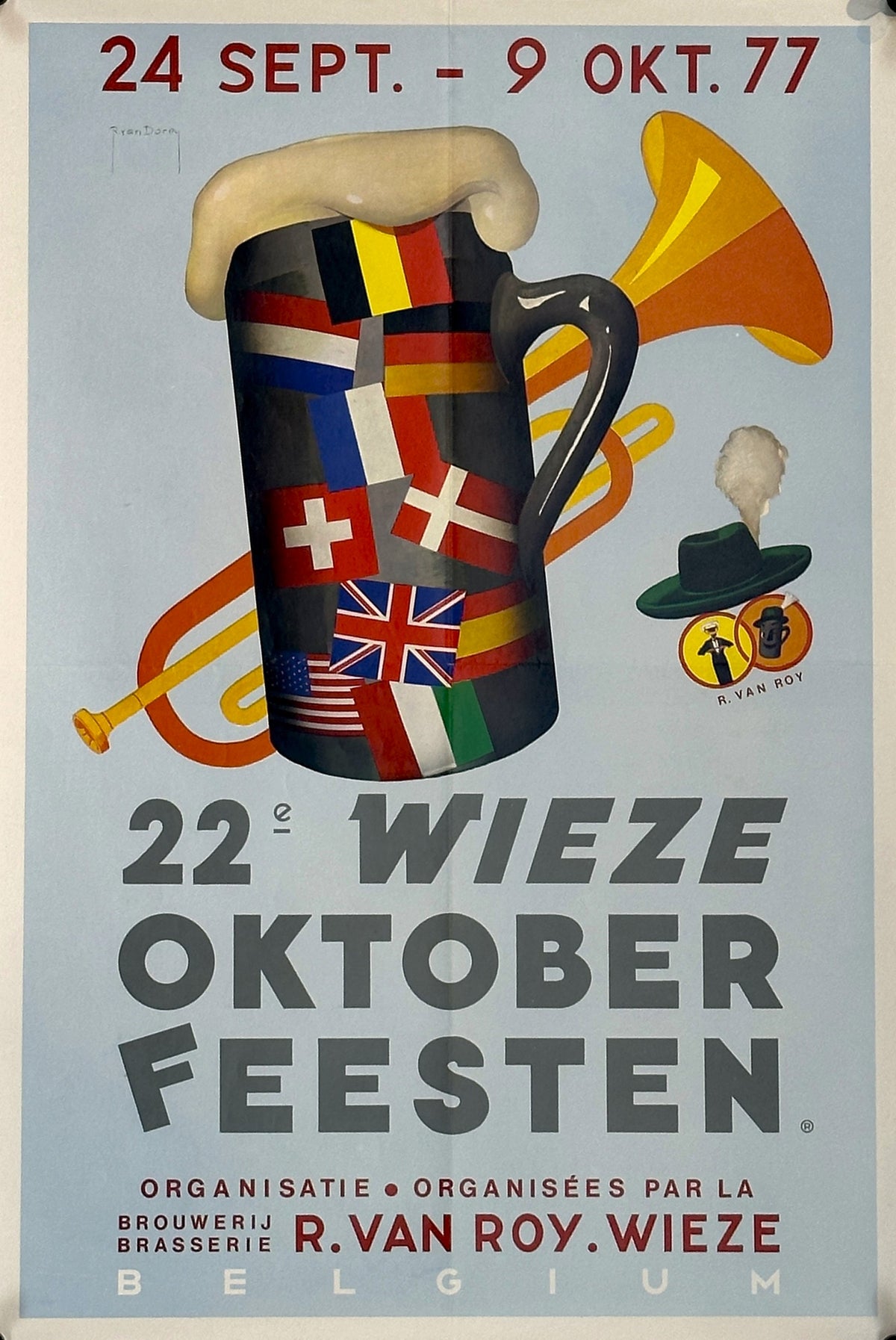 22e Wieze- small - Authentic Vintage Poster