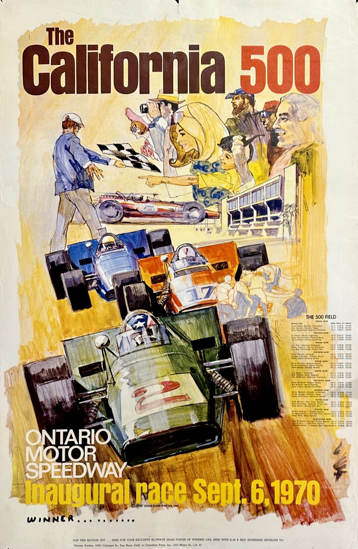 The California 500, Ontario Speedway