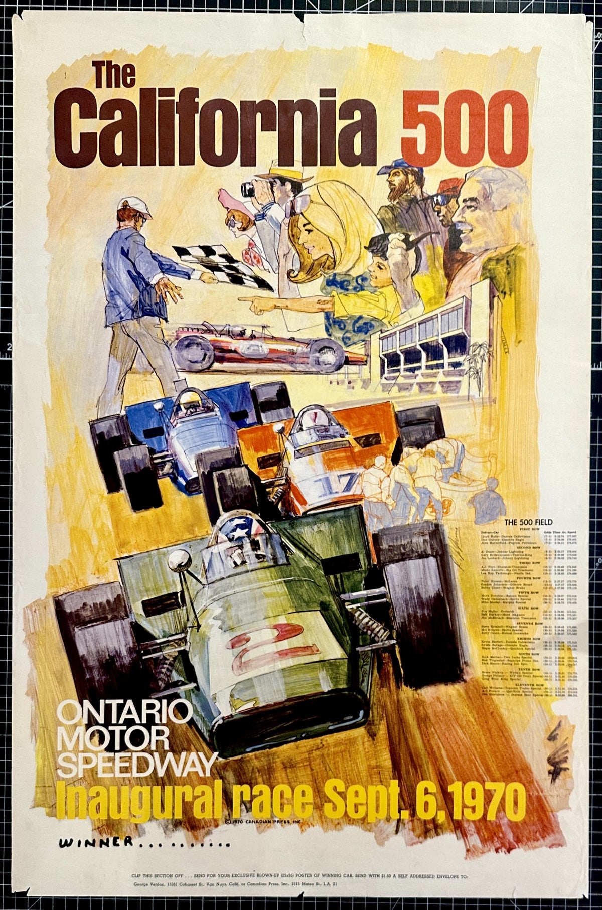 The California 500, Ontario Speedway