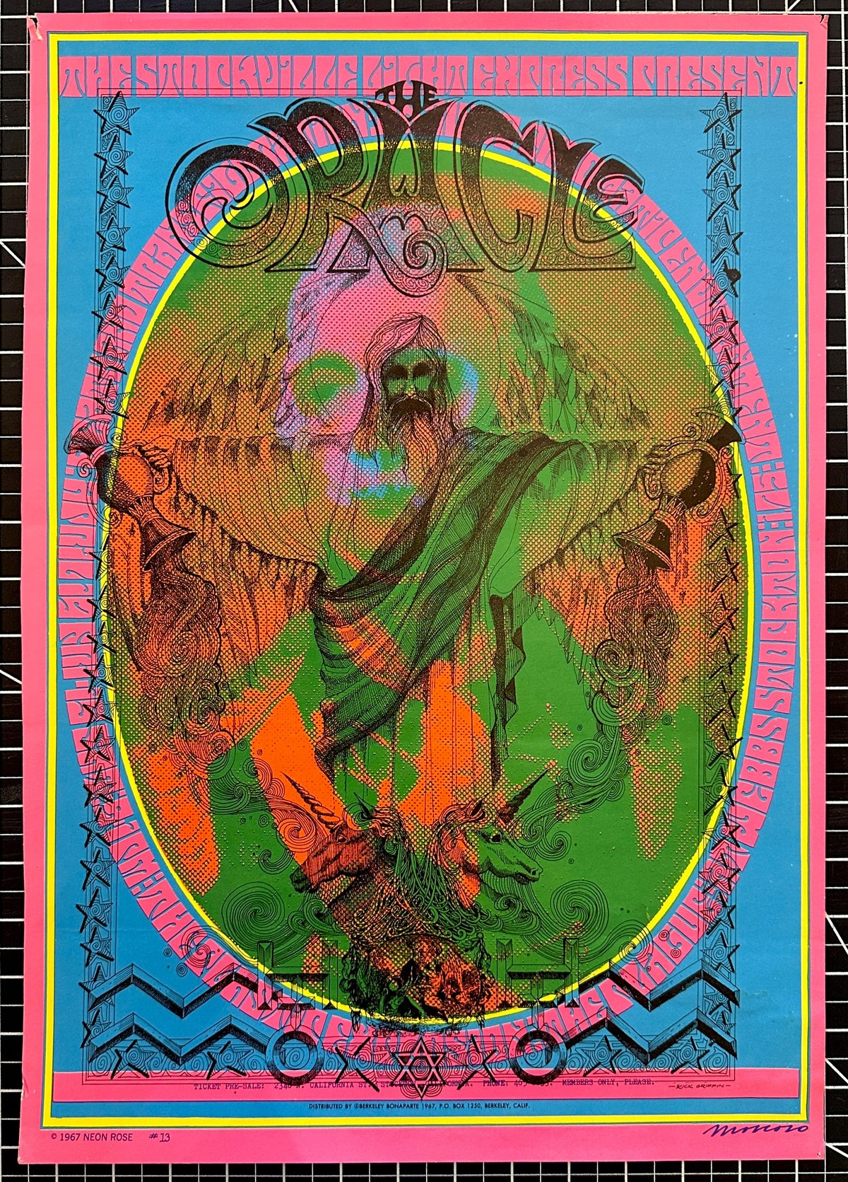 The Oracle, Moscoso - Authentic Vintage Poster