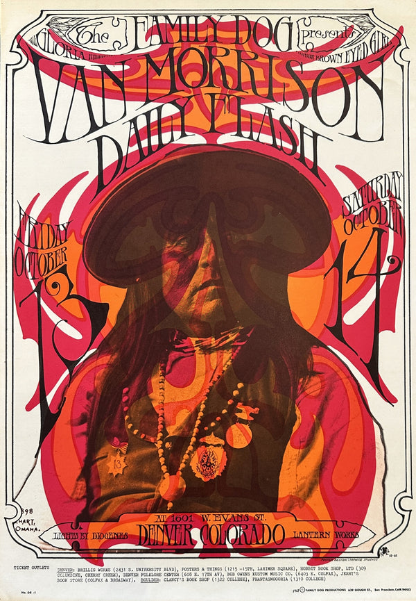 Van Morrison, FD-D6 - Authentic Vintage Poster