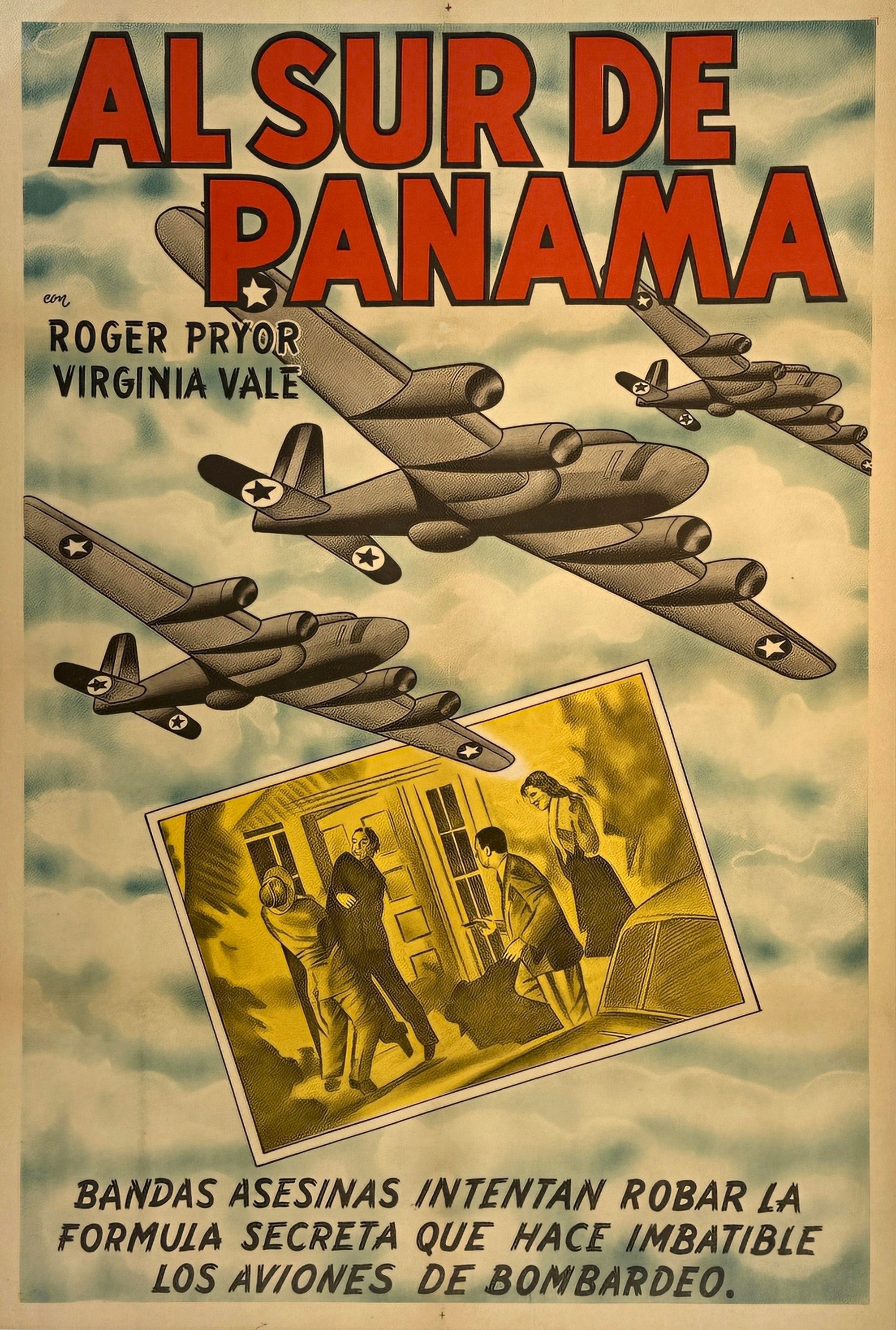 Al Sur De Panama- South of Panama - Authentic Vintage Poster