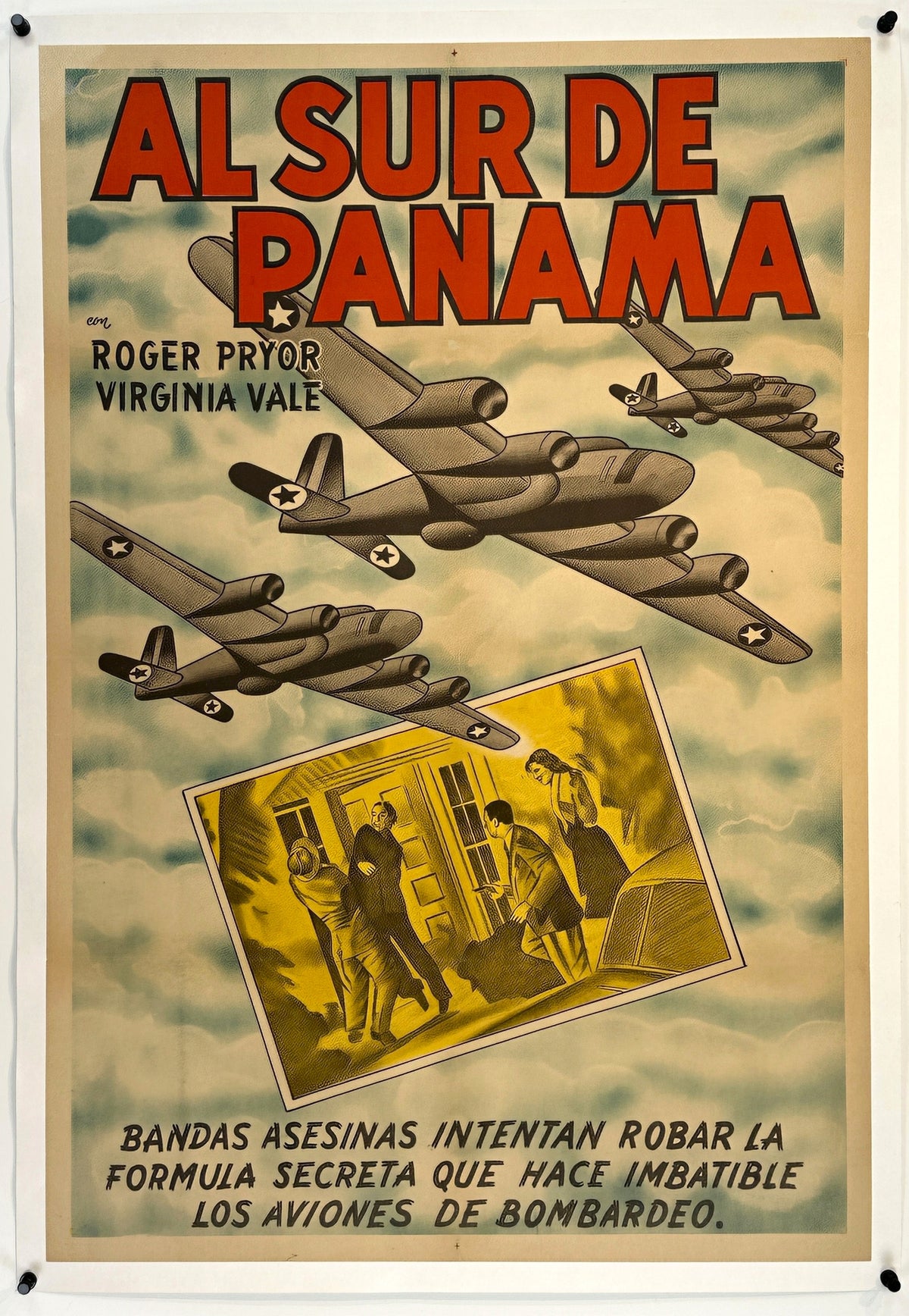 Al Sur De Panama- South of Panama - Authentic Vintage Poster