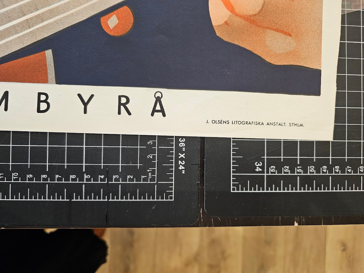 It's in the Air, Swedish Release - Original Vintage Poster