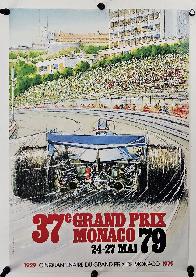 37e Grand Prix Monaco  - Original Vintage Poster