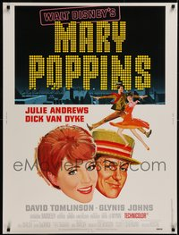 Mary Poppins, Walt Disney - Authentic Vintage Poster