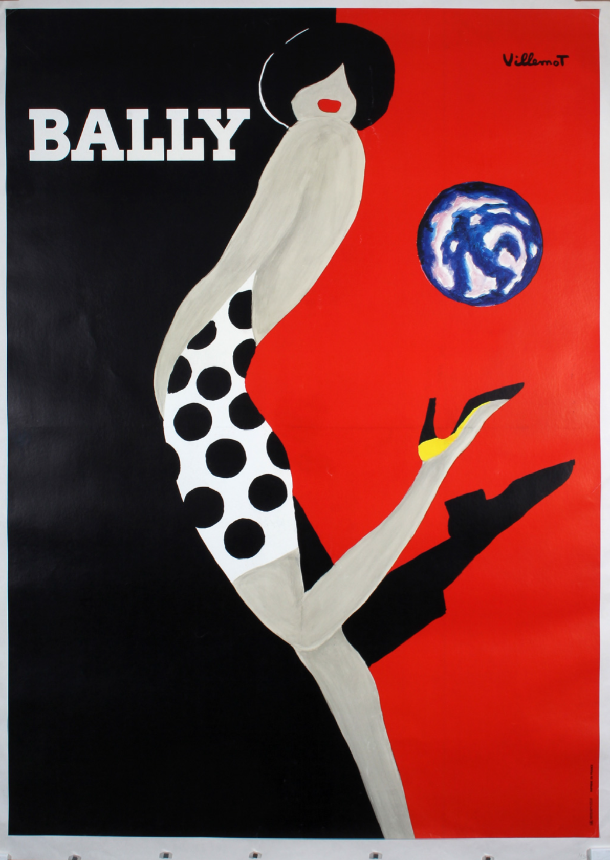 Bally Kick - Authentic Vintage Poster