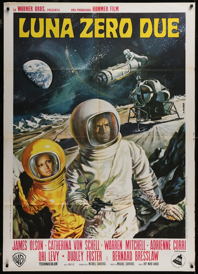 Moon Zero Two, Italian Release - Authentic Vintage Poster