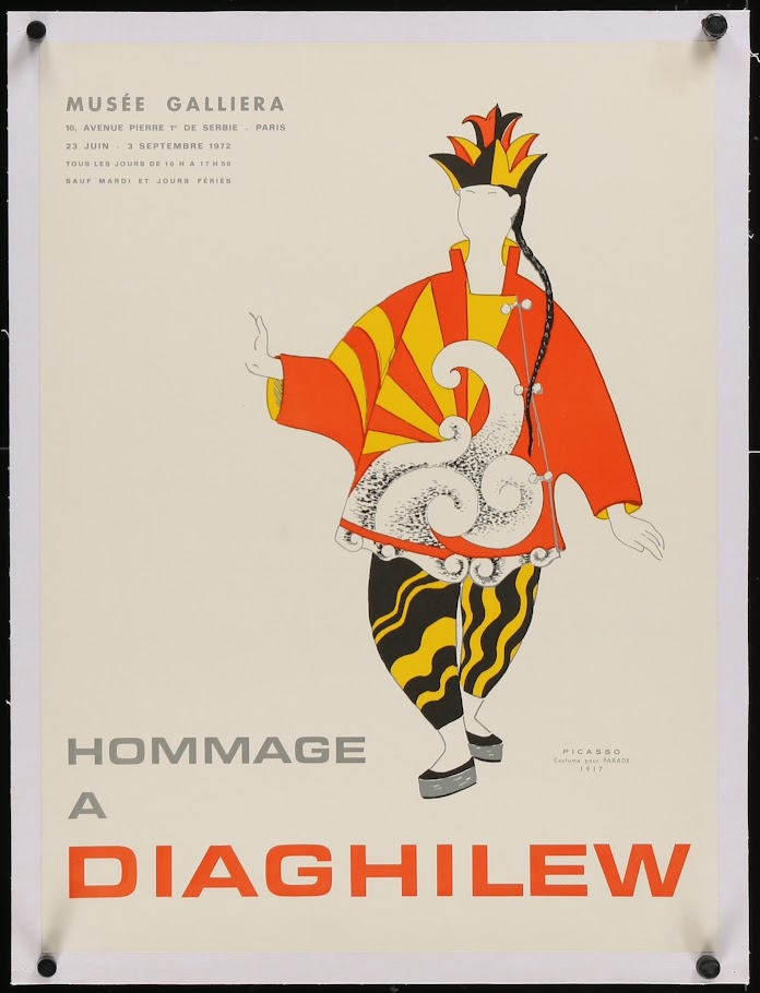 Hommage a Diaghilew - Authentic Vintage Poster