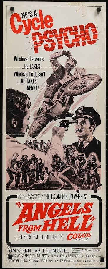 Cycle Psycho, Angels From Hell - Authentic Vintage Poster
