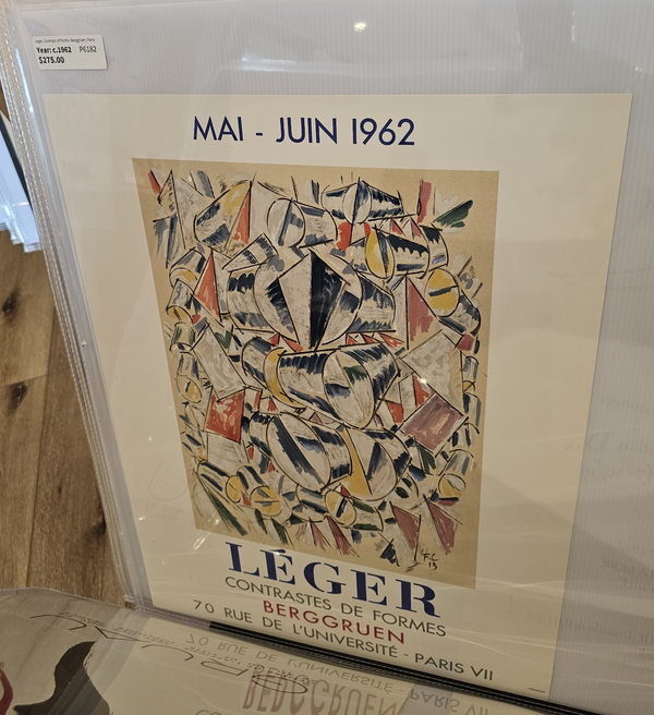 Leger, Contrast of Forms- Berggruen, Paris Poster - Authentic Vintage Posters
