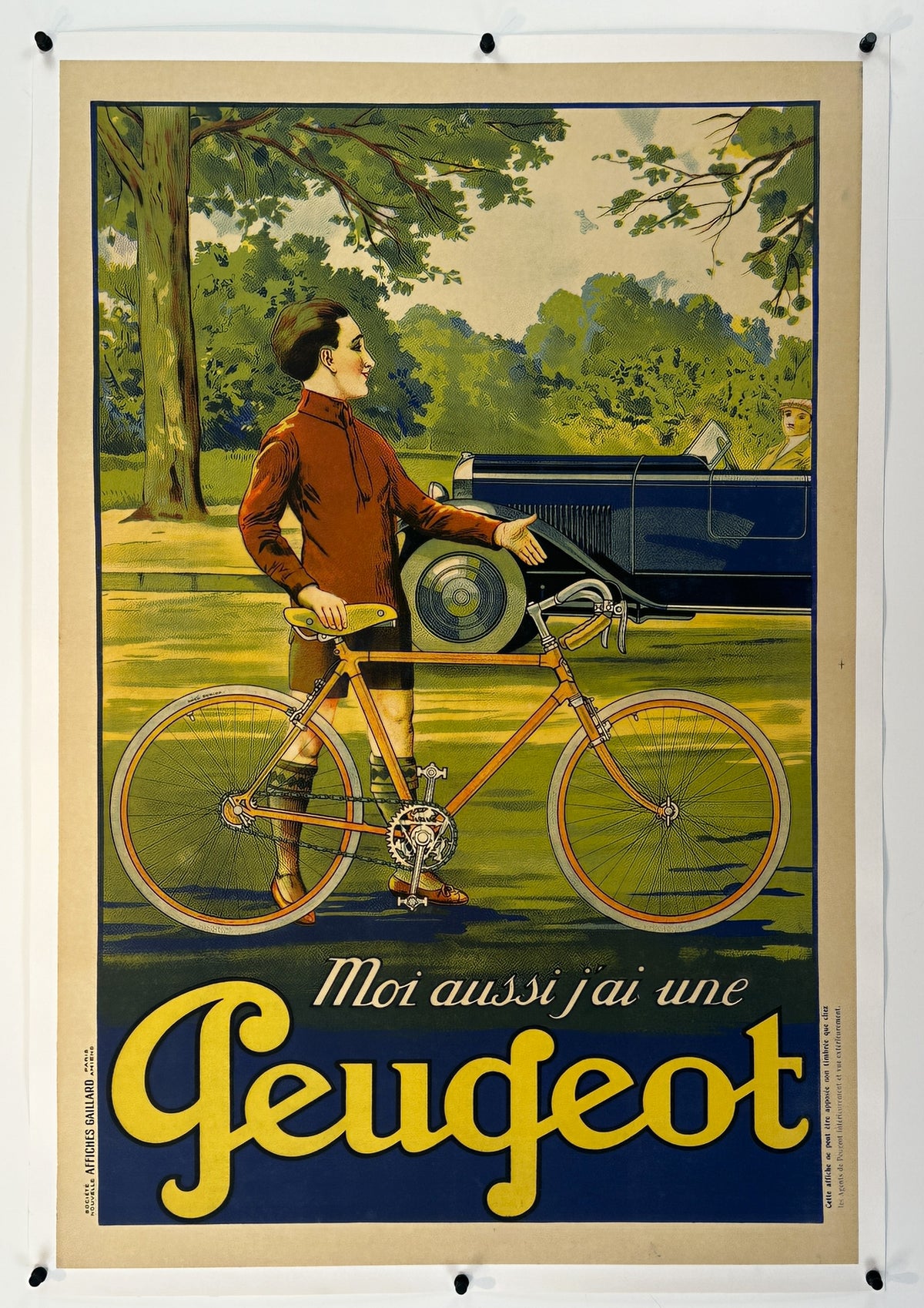 Peugeot - Authentic Vintage Poster