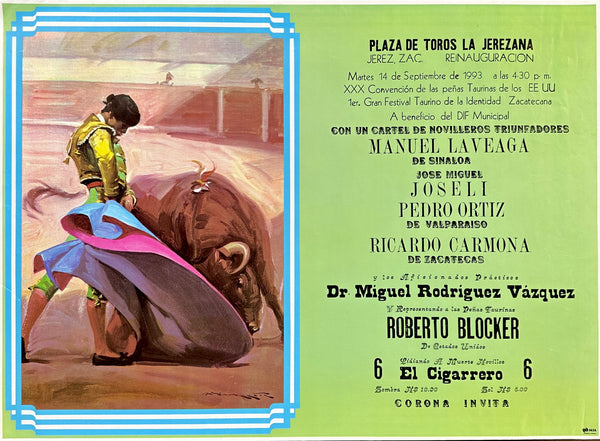 Plaza de Toros, Mexico - Authentic Vintage Poster