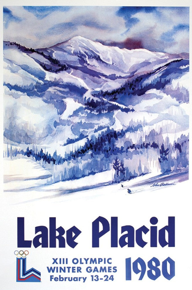 Olympic Games, Lake Placid - Authentic Vintage Poster