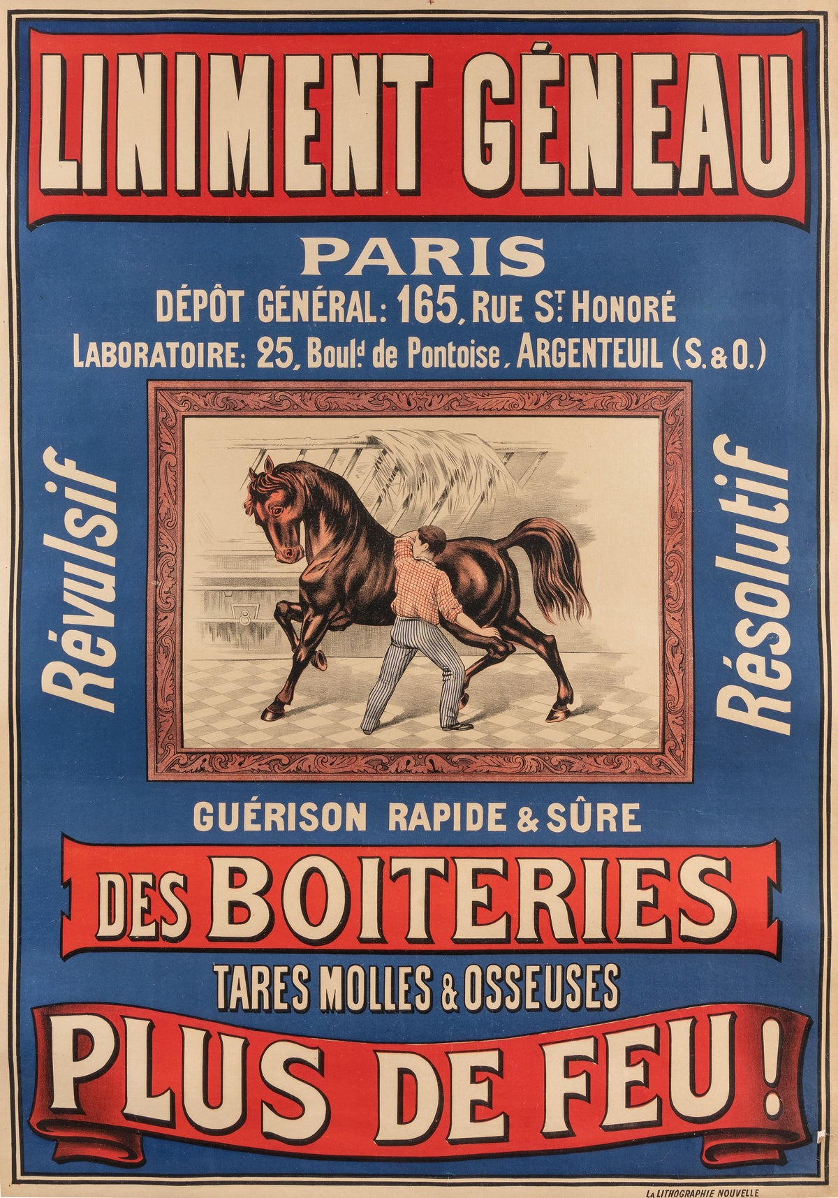 Liniment Gêneau - Authentic Vintage Poster