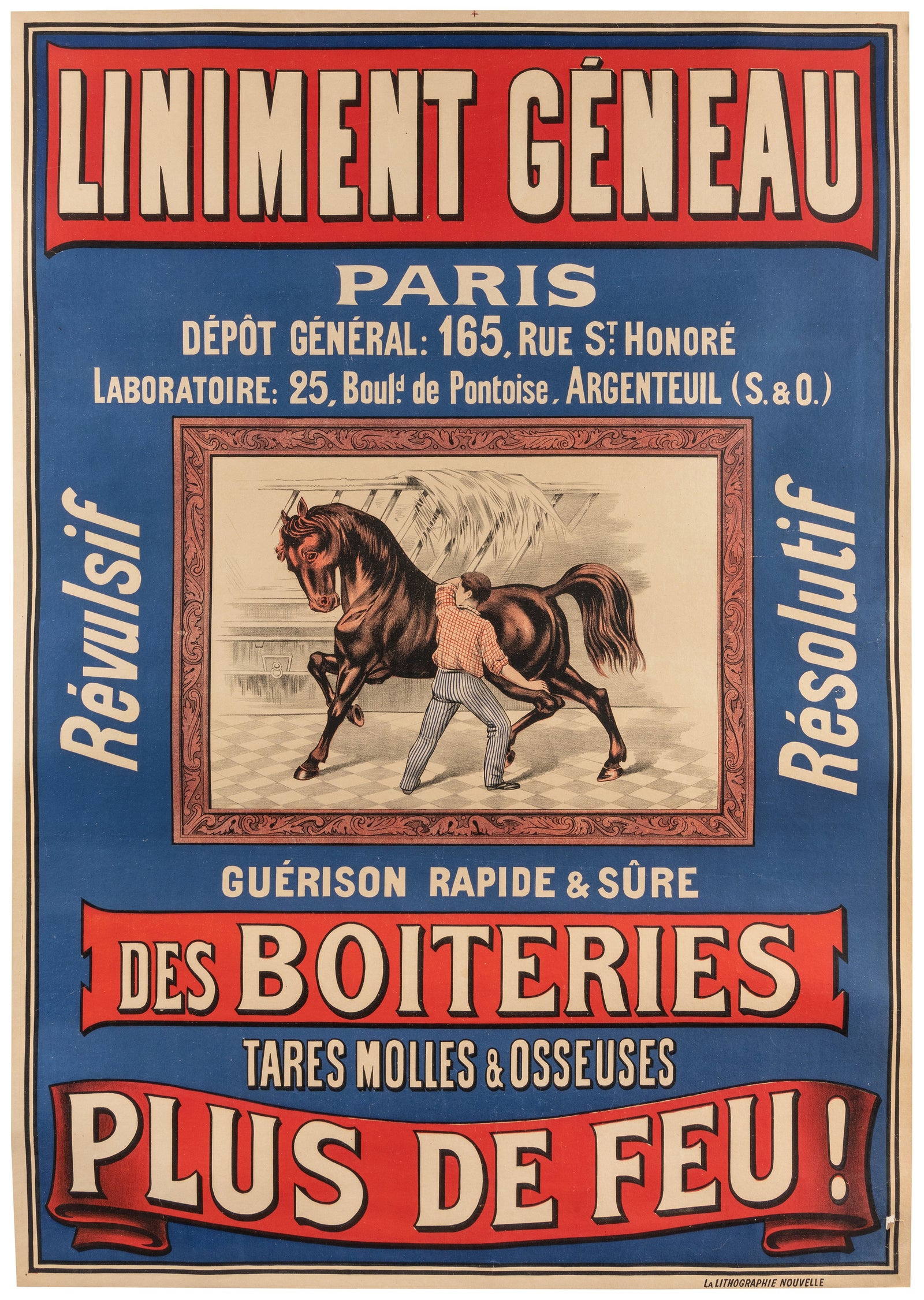 Liniment Gêneau - Authentic Vintage Poster