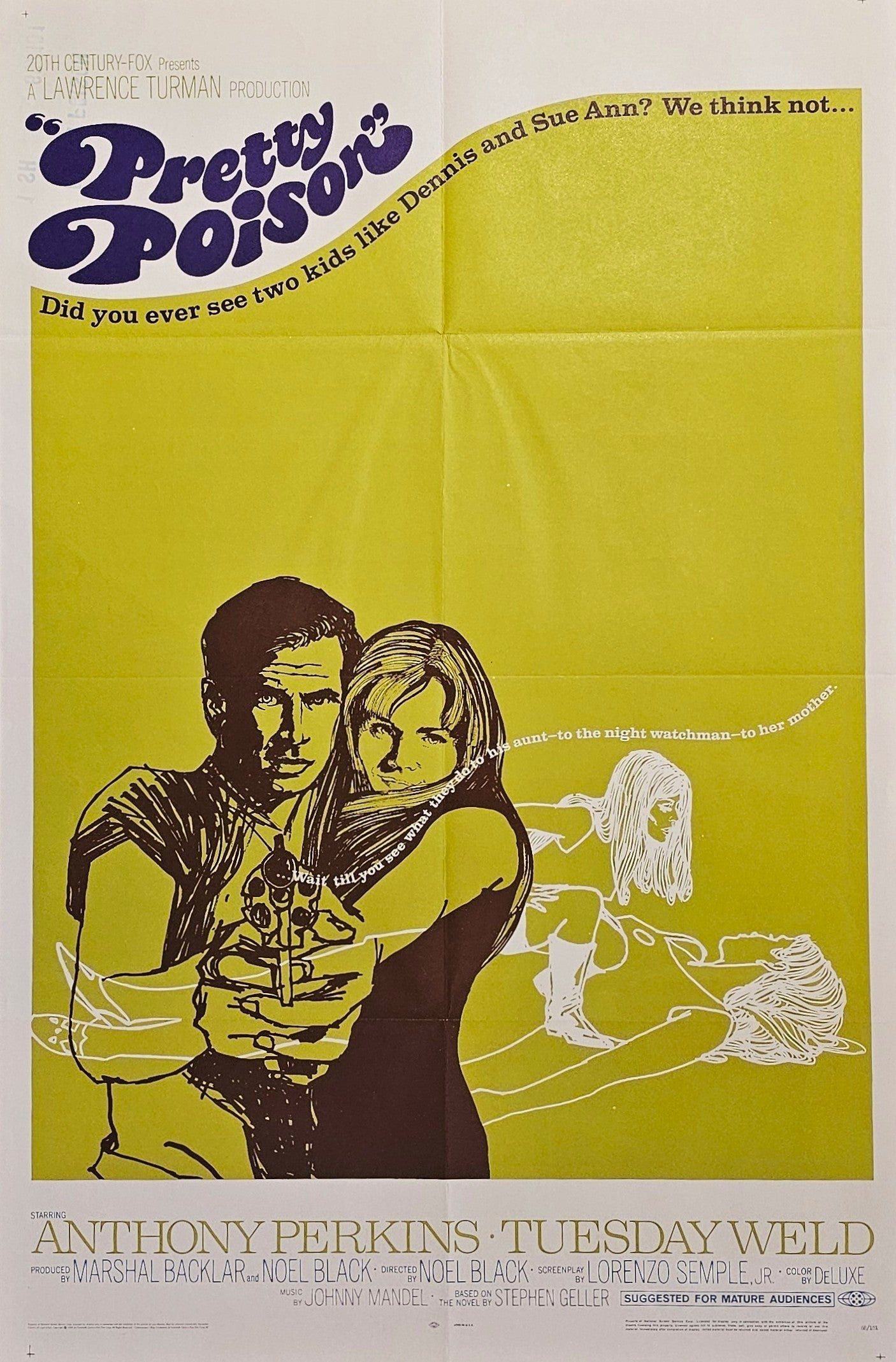 Pretty Poison - Authentic Vintage Poster