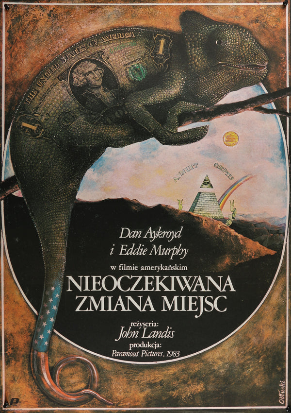 Trading Places- Polish Release - Authentic Vintage Poster