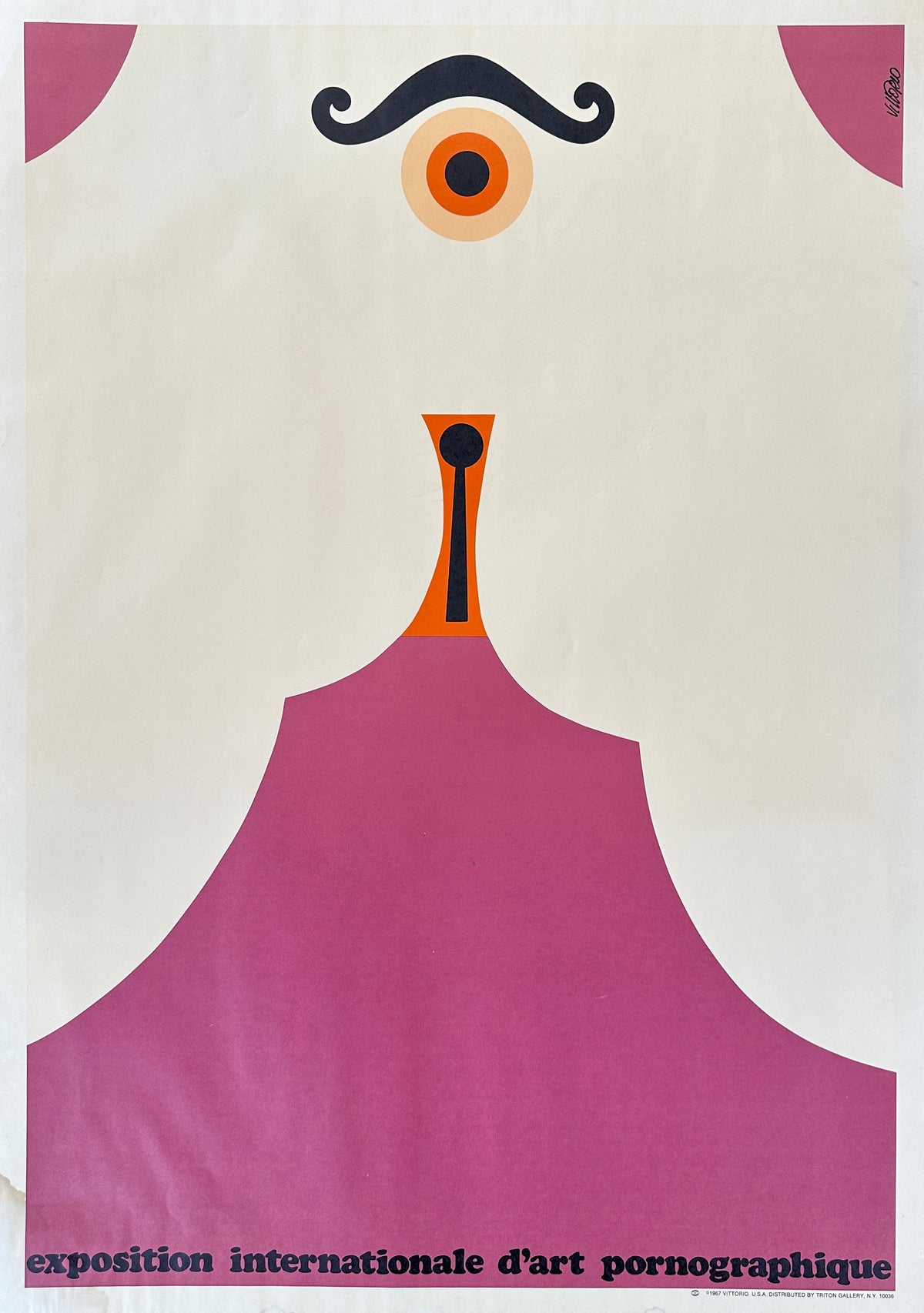 International Exhibition of Pornographic Art - Authentic Vintage Poster