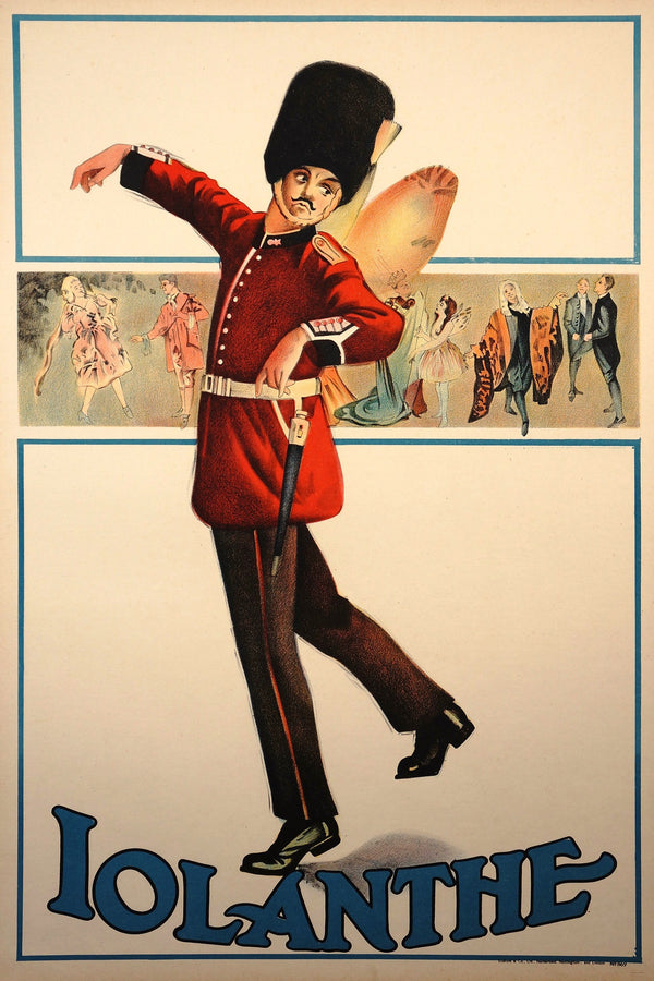 Iolanthe, Comedy Opera - Original Vintage Poster