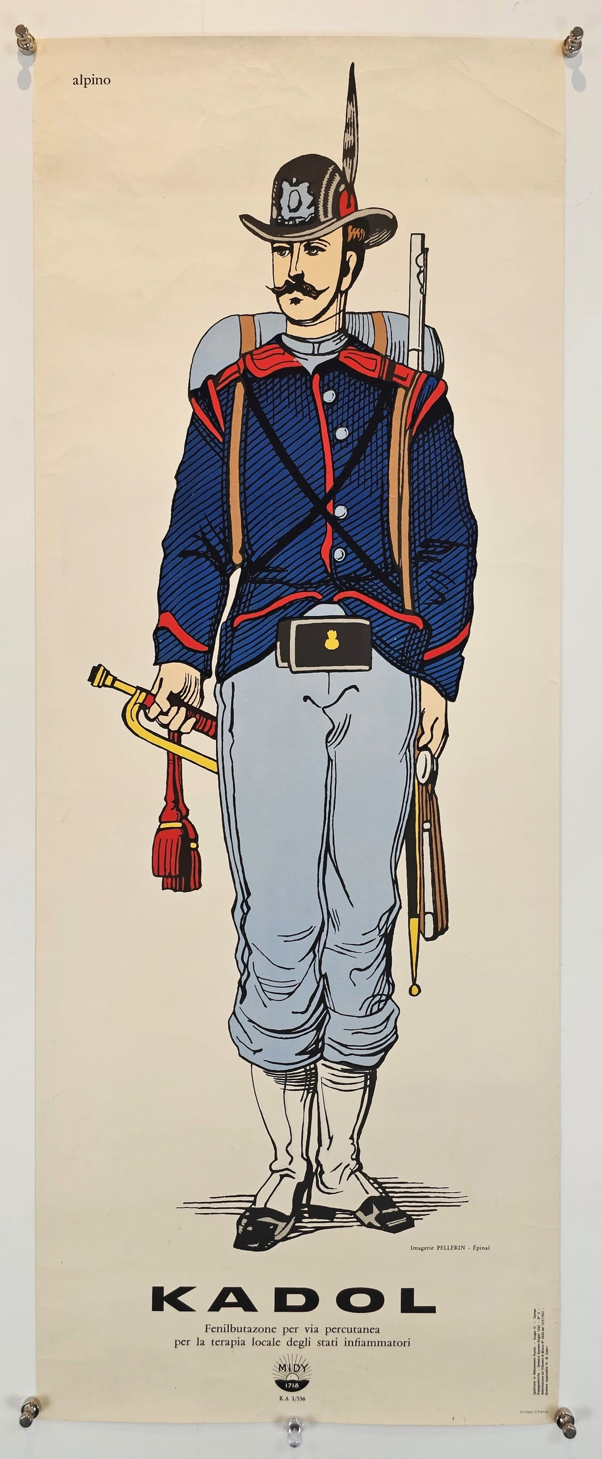 Alpino, Kadol Pharmaceuticals - Original Vintage Poster