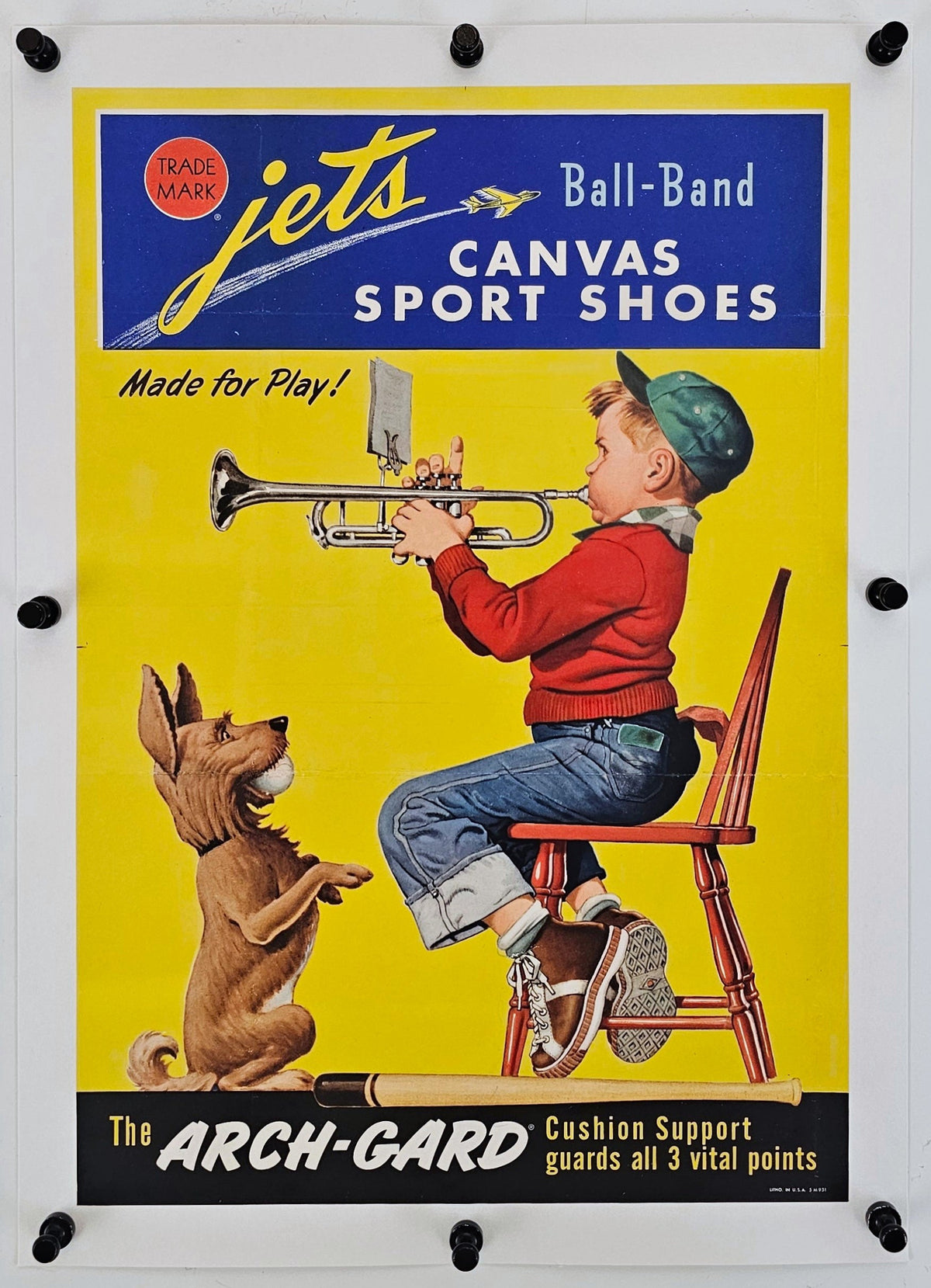 Ball-Band Sport Shoes - Original Vintage Poster