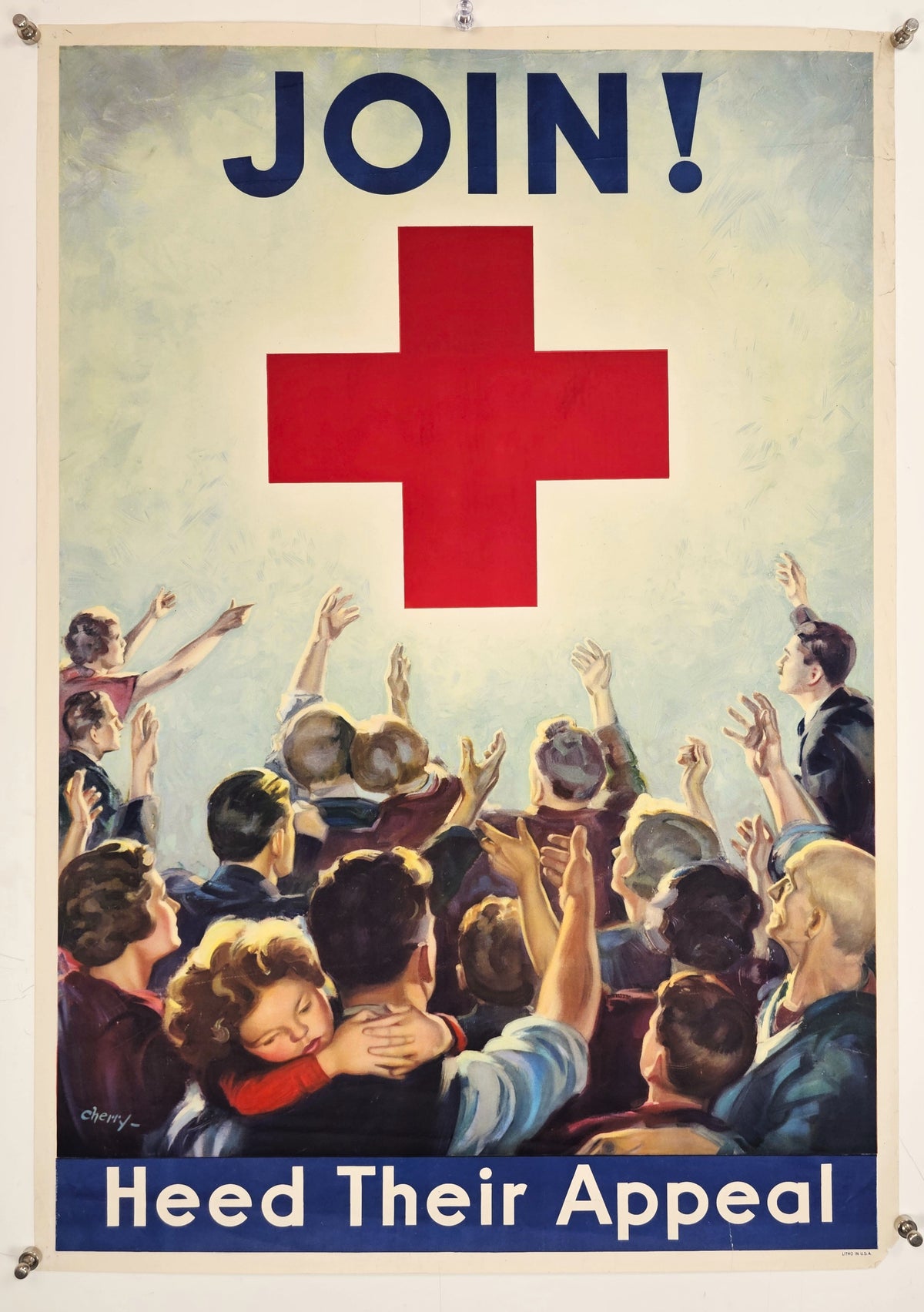 Heed Their Appeal, Red Cross - Original Vintage Poster