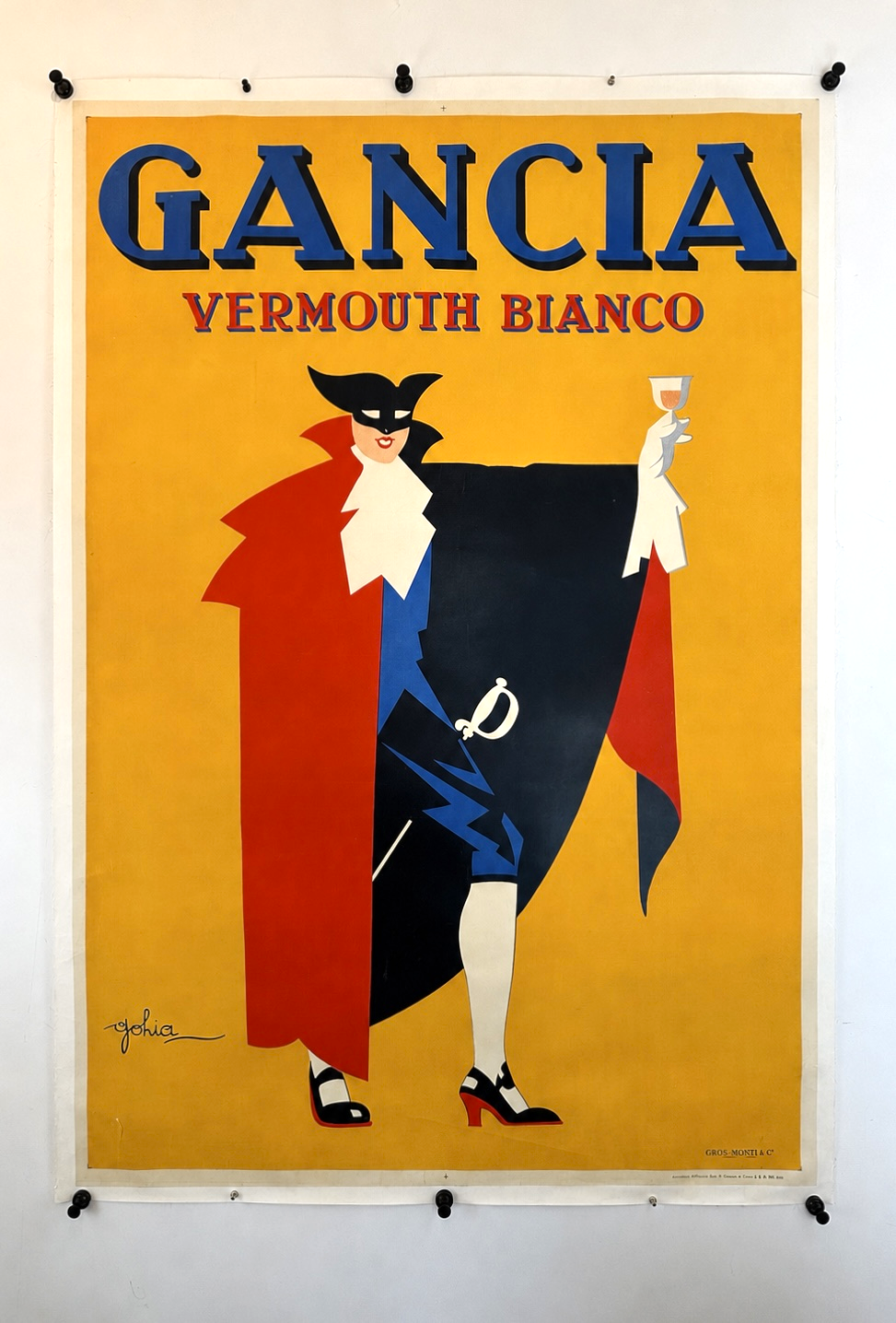 Gancia Vermouth - Original Vintage Poster
