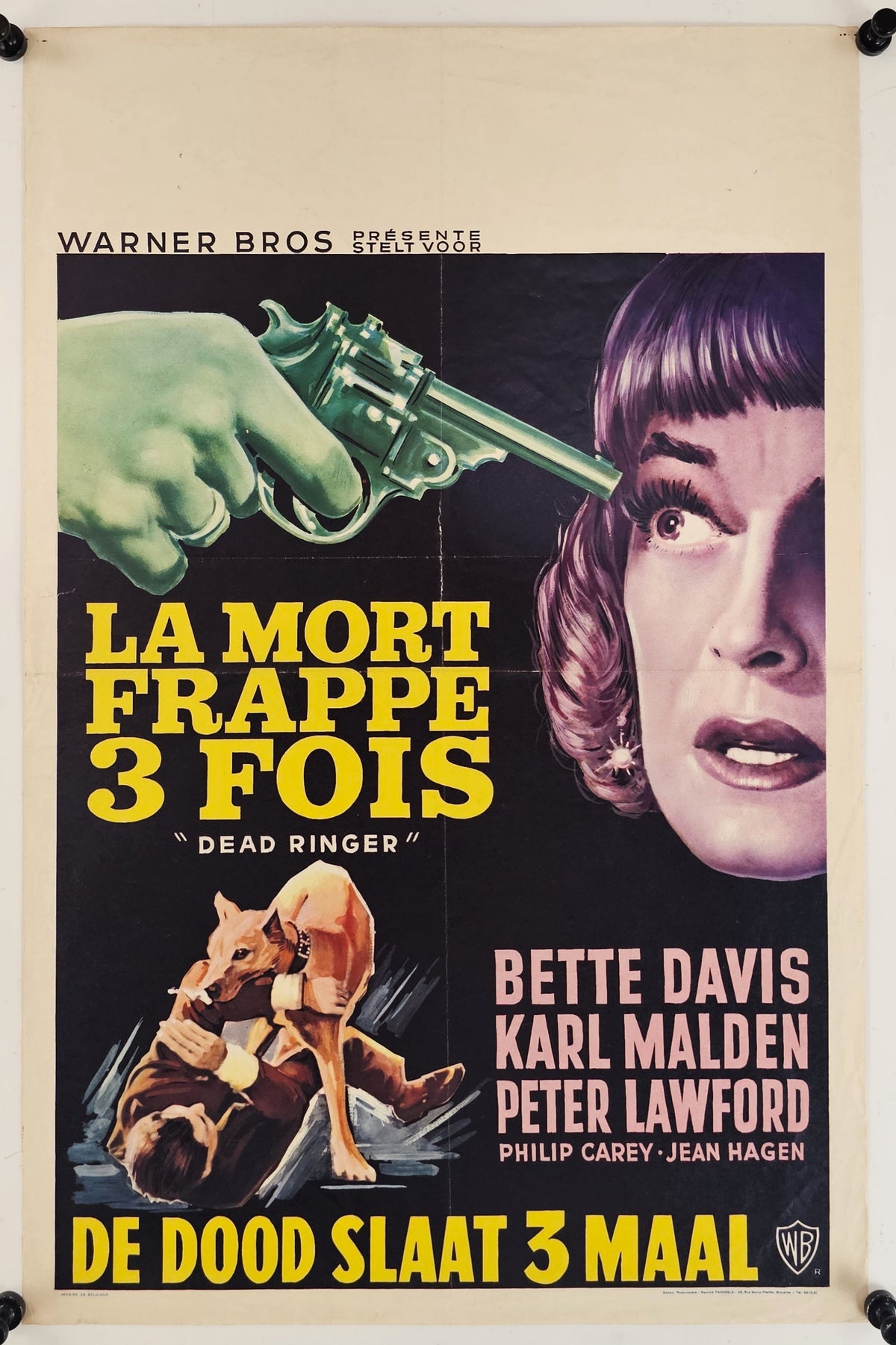 Dead Ringer, Belgian Release - Original Vintage Poster