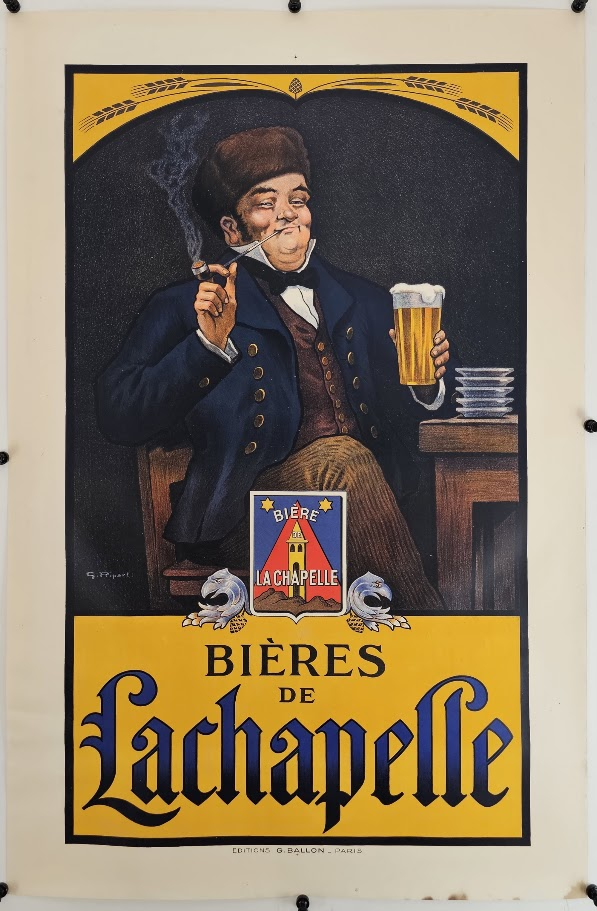 Bières de Lachapelle - Original Vintage Poster
