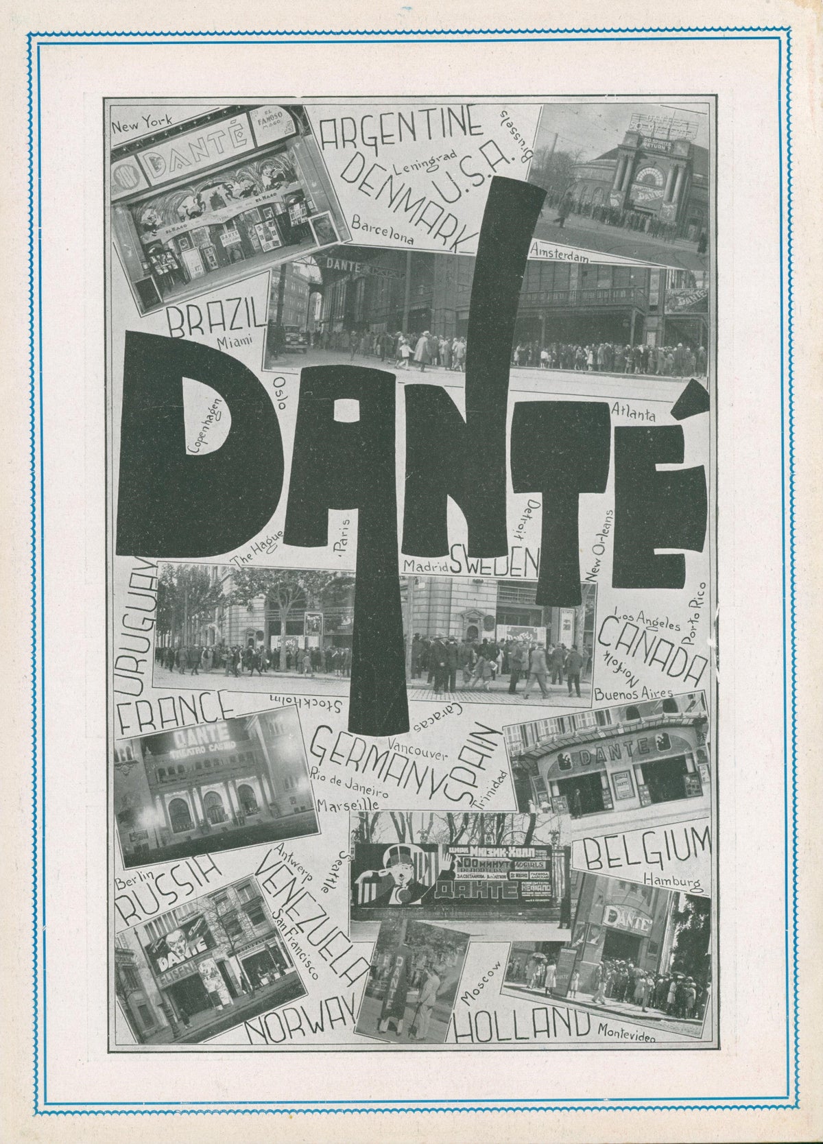 Dante Magic Program - Original Vintage Publication: