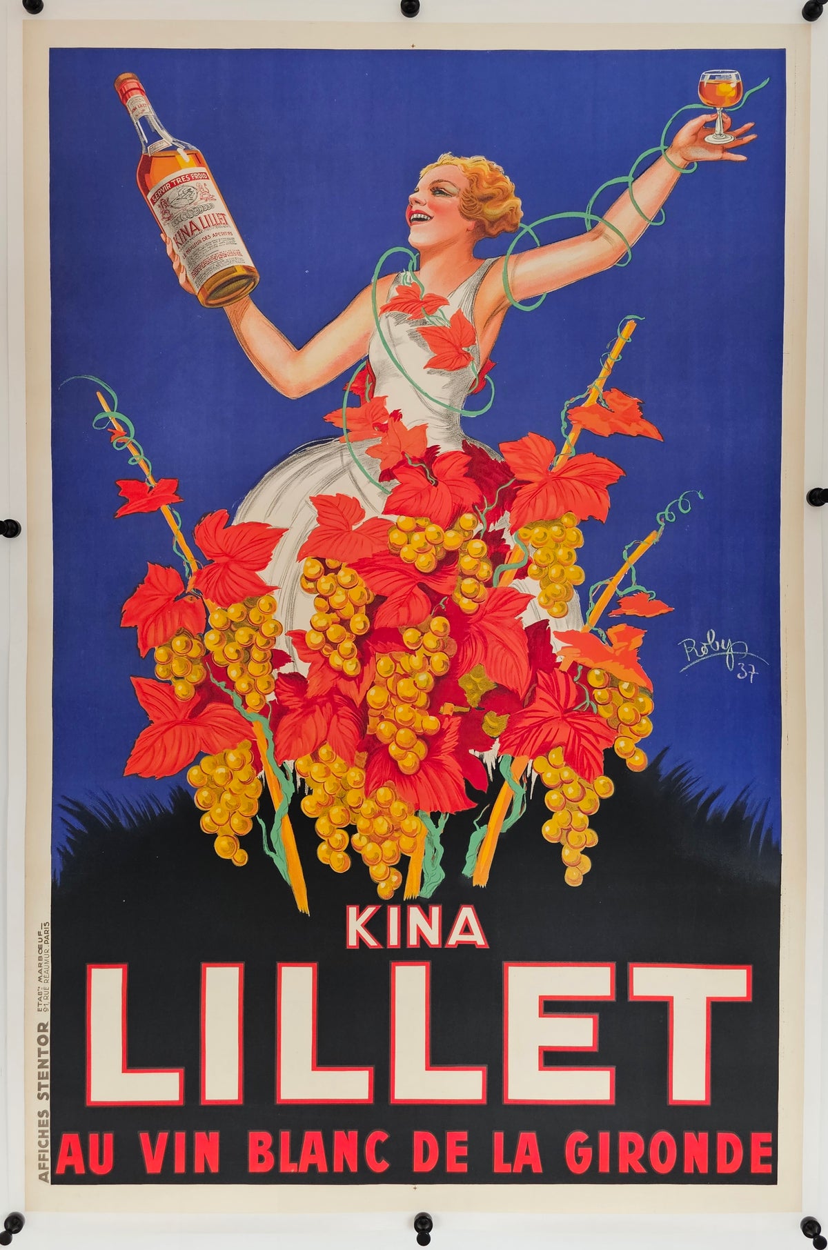 Kina Lillet by Robys - Original Vintage Poster
