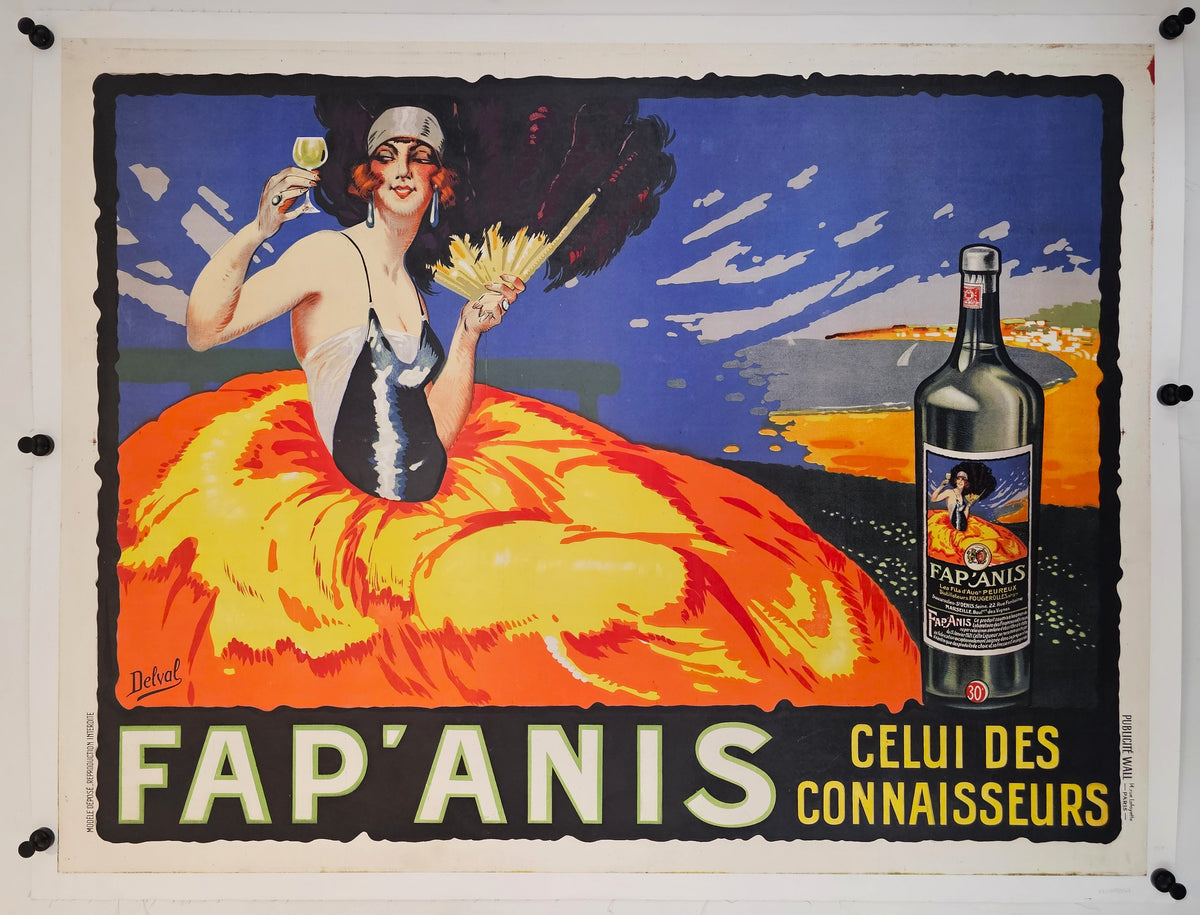 Fap'Anis by Delval - Original Vintage Poster
