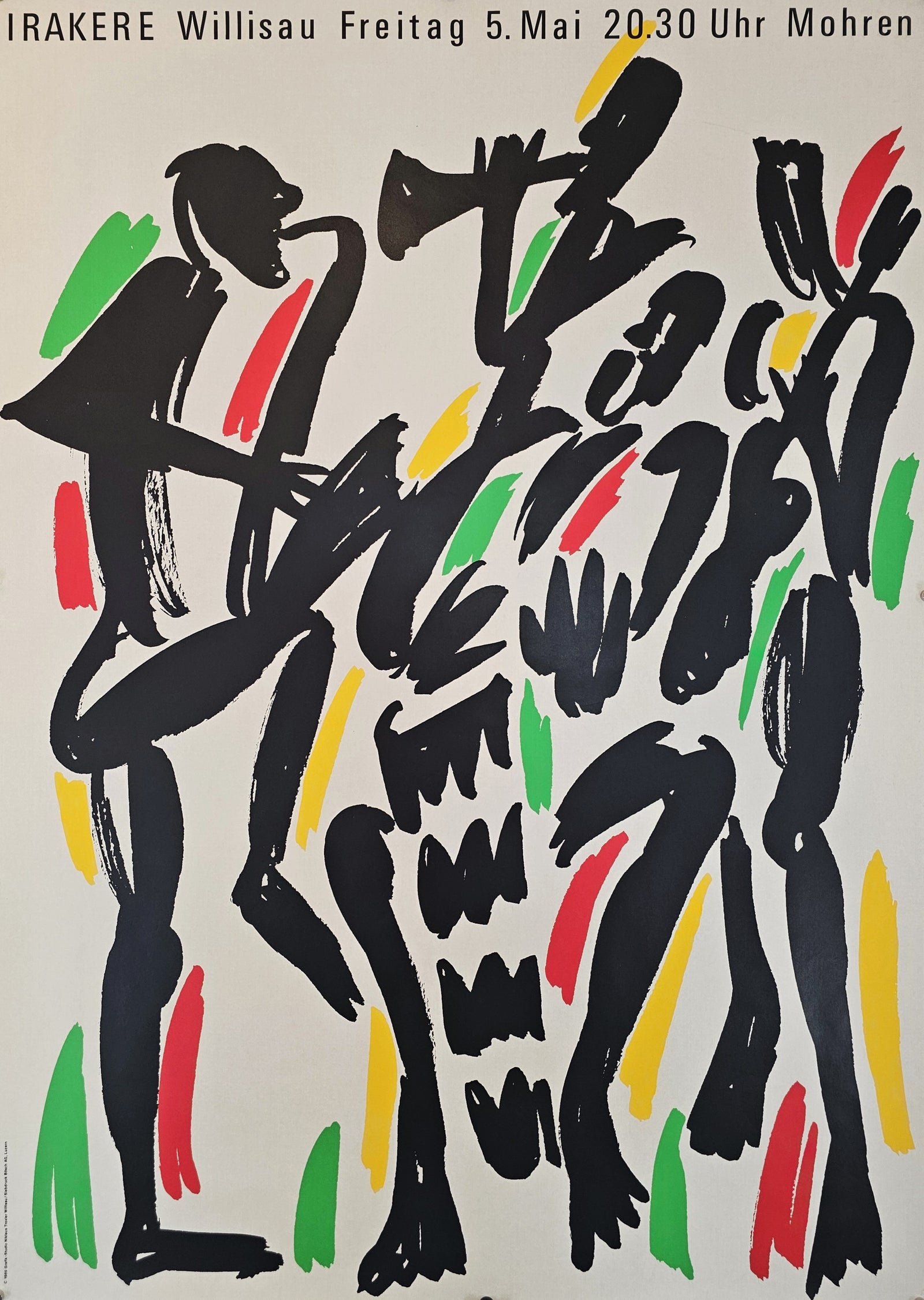 Irakere, Cuban Jazz Ensemble - Original Vintage Poster