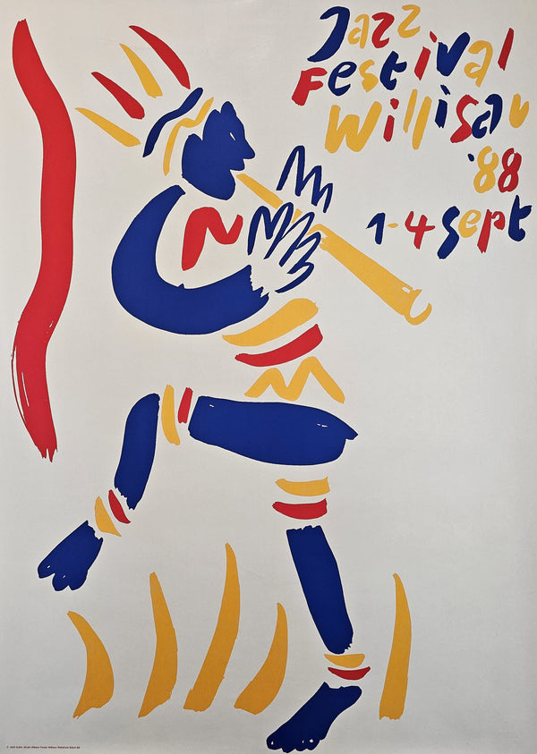 Jazz Festival Willisau '88 - Original Vintage Poster