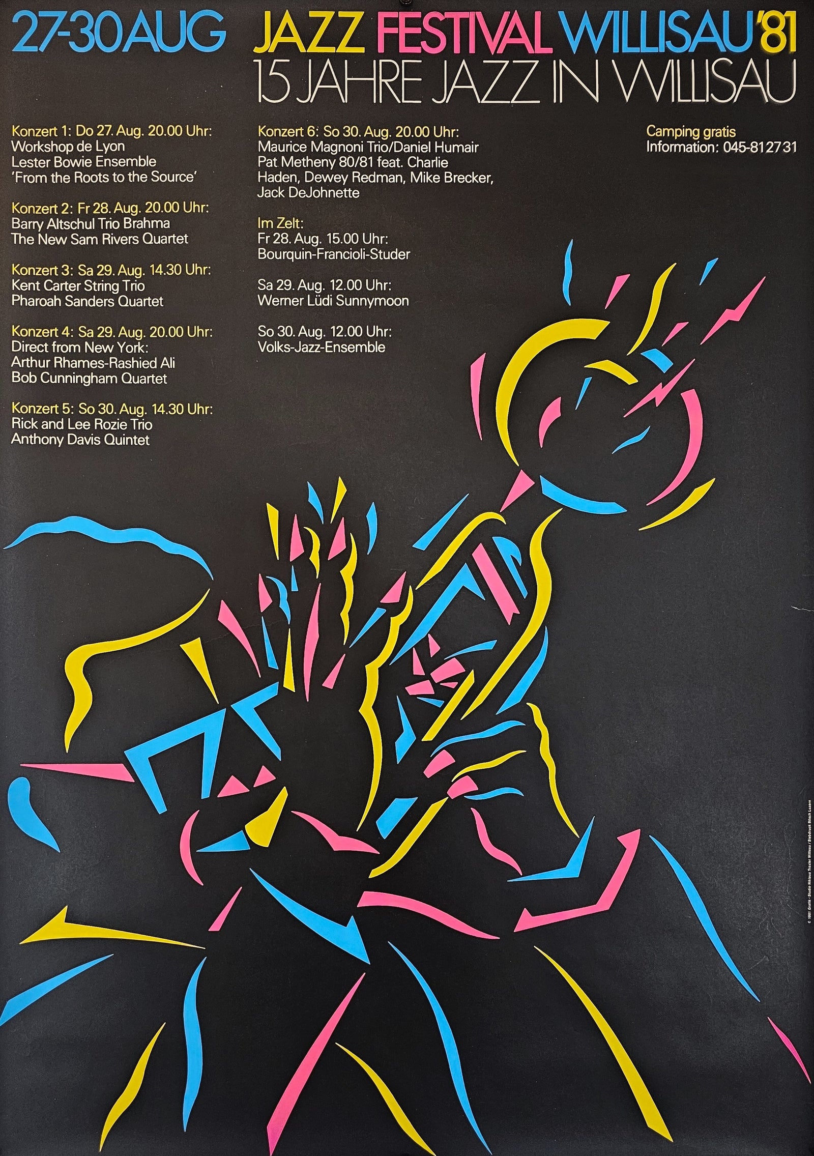 Jazz Festival Willisau - Original Vintage Poster