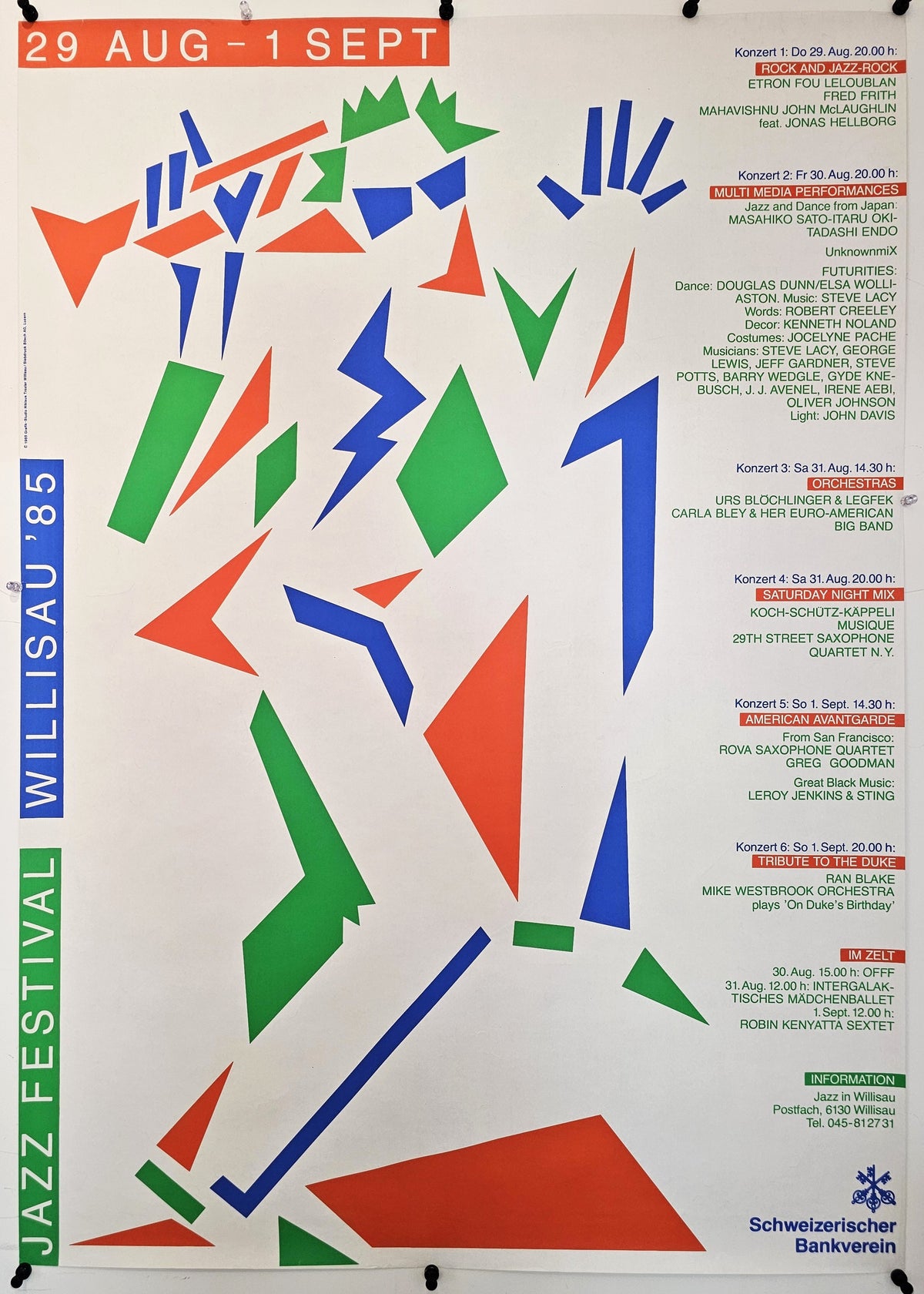 Jazz Festival Willisau  - Original Vintage Poster