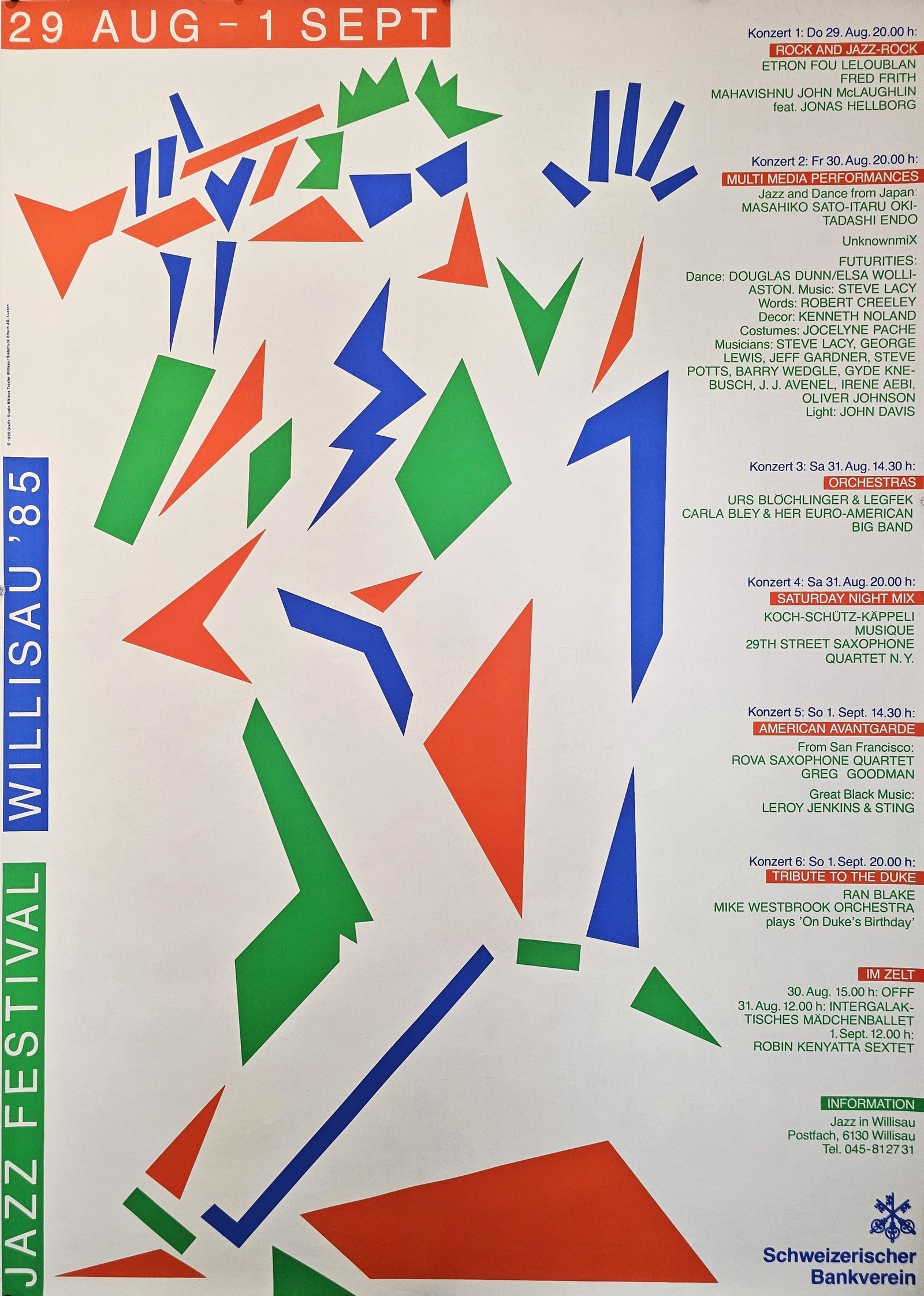 Jazz Festival Willisau  - Original Vintage Poster