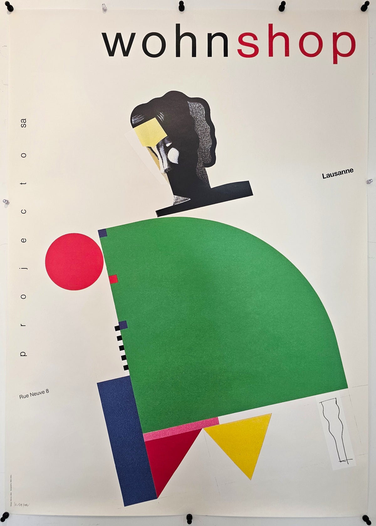 Wohnshop (Handsigned) - Original Vintage Poster