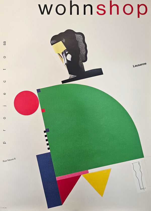 Wohnshop (Handsigned) - Original Vintage Poster