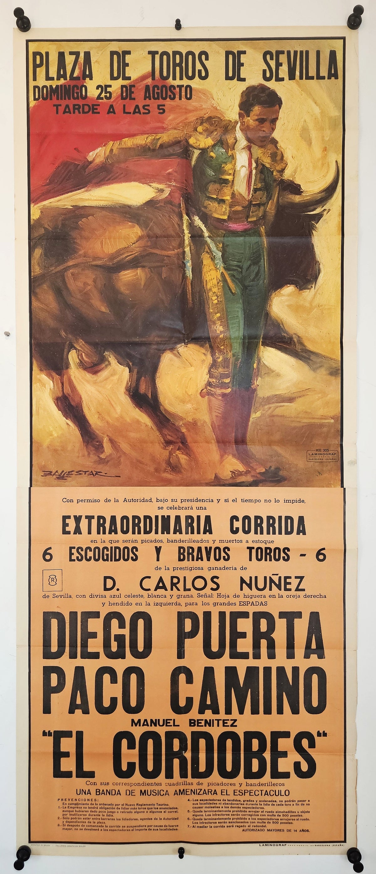 El Cordobes - Original Vintage Poster