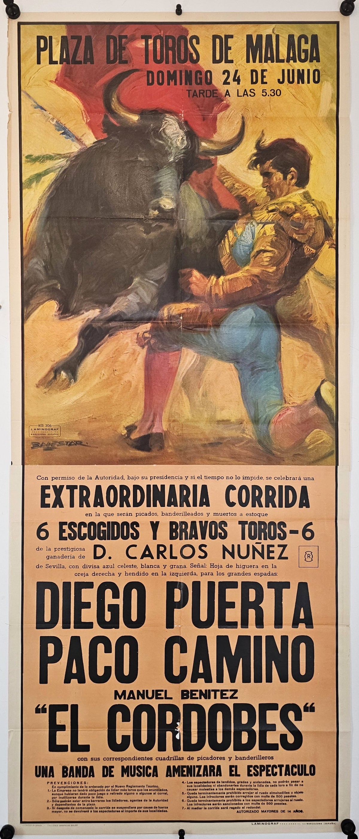 El Cordobes - Original Vintage Poster