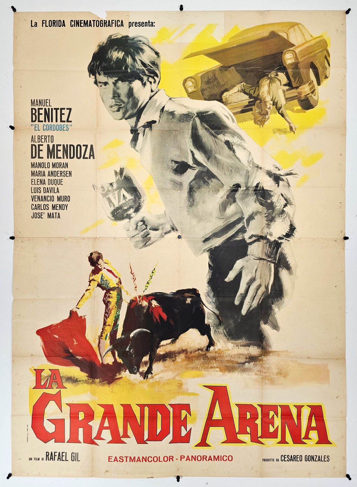 La Grande Arena, Italian Release - Original Vintage Poster