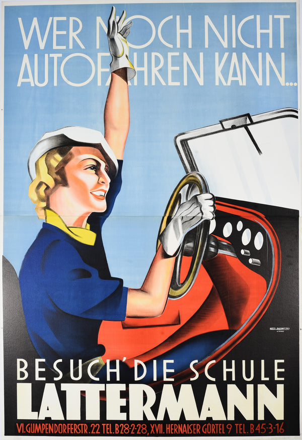 Beush Die Latterman - Original Vintage Poster