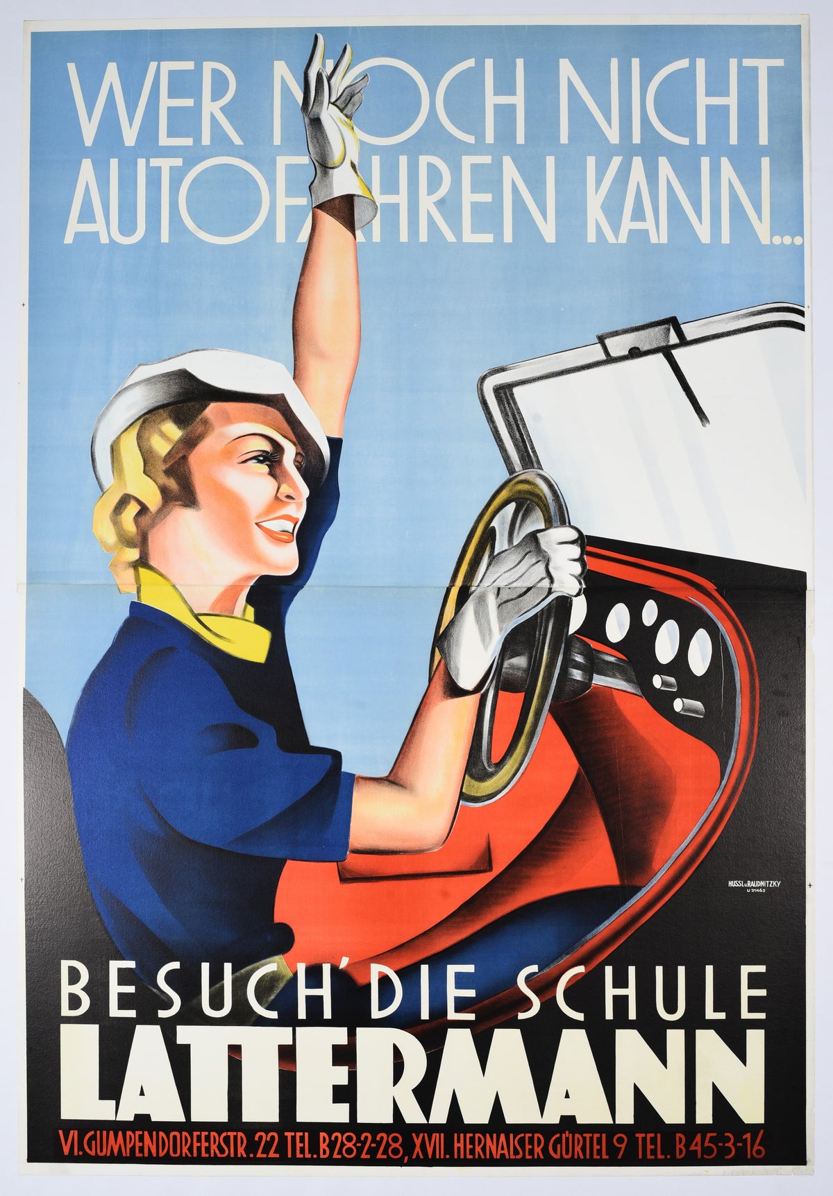 Beush Die Latterman - Original Vintage Poster