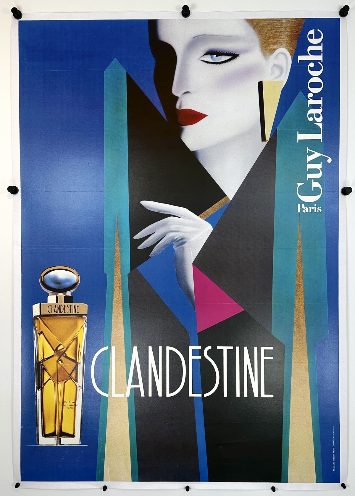 Clandestine Perfume, Guy Laroche - Original Vintage Poster