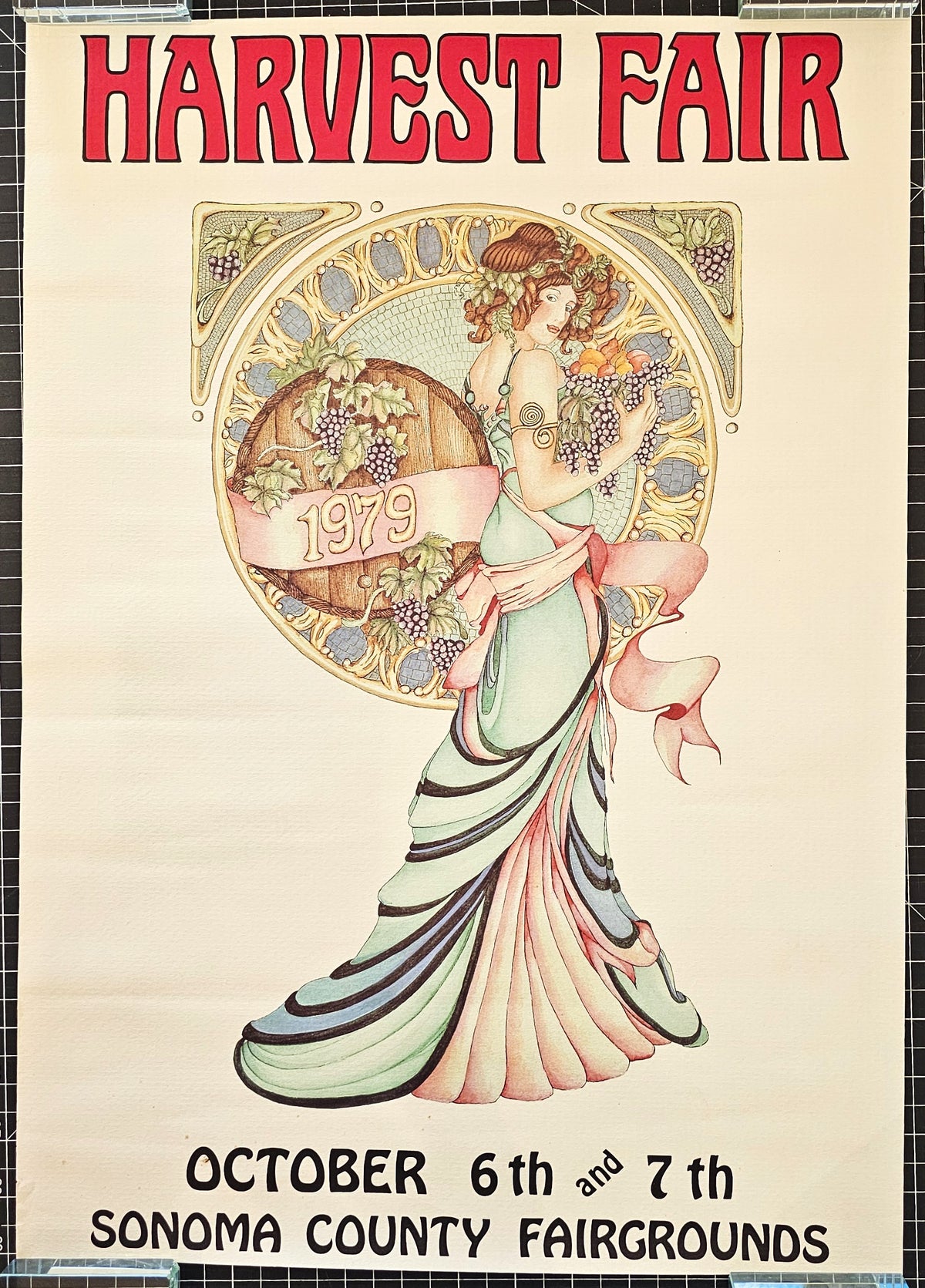 Harvest Fair, Sonoma County - Original Vintage Poster